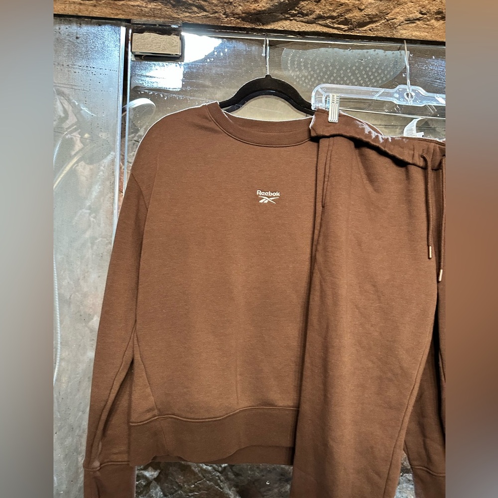 Reebok Chocolate Brown Sweatsuit - Picture 2 of 5